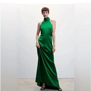 Mango Green Dress